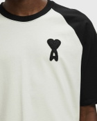 SHORT SLEEVES BOXY FIT TEESHIRT WITH AMI DE COEUR KNITTED PATCH