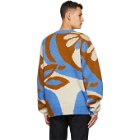 Dries Van Noten Blue Wool Sweater