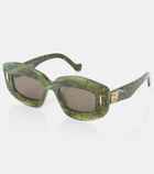 Loewe Screen Anagram rectangular sunglasses