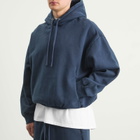 SKIMS Men's Relaxed Garment Dyed Hoodie in Navy