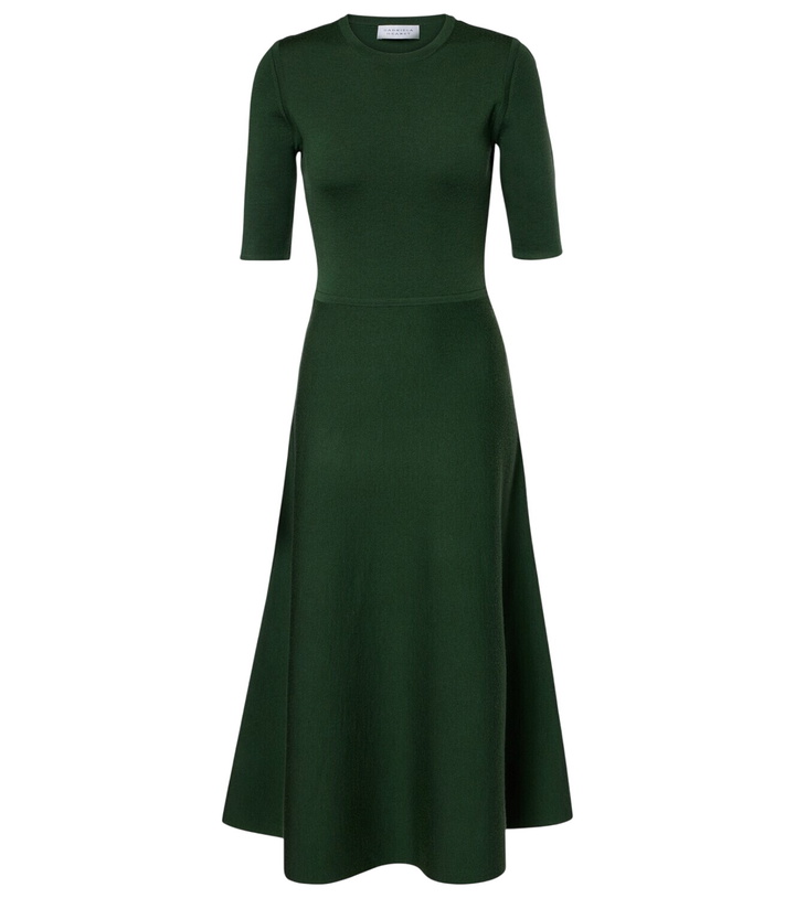 Photo: Gabriela Hearst Seymore wool, cashmere, and silk midi dress