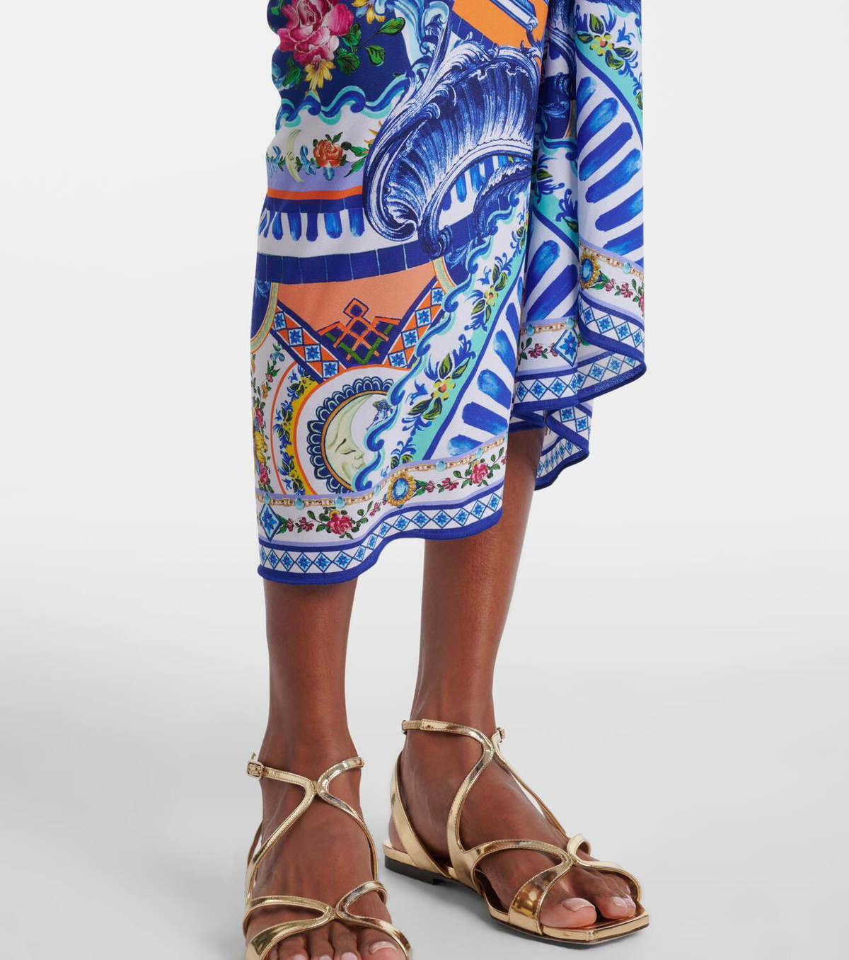 Camilla Printed beach cover-up