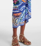 Camilla Printed beach cover-up