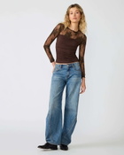 Steve Madden Reece Knit Top in Espresso