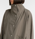 Toteme Oversized cotton-blend jacket