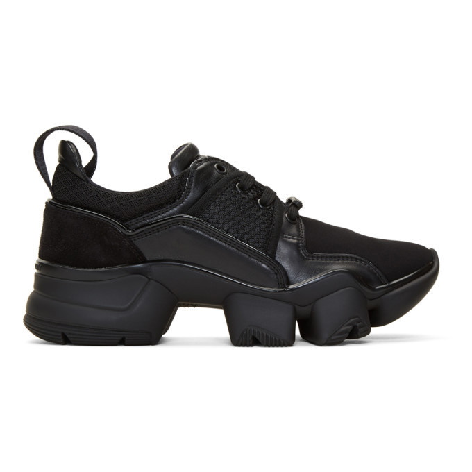 Photo: Givenchy Black Jaw Low Sneakers