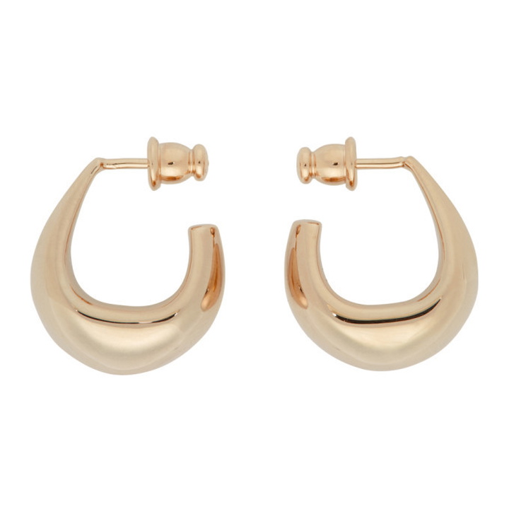 Photo: Lemaire Gold Mini Curved Drop Earrings