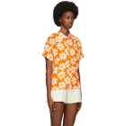 ERL Orange Daisy Shirt