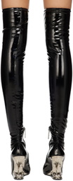 GCDS SSENSE Exclusive Black Morso Boots