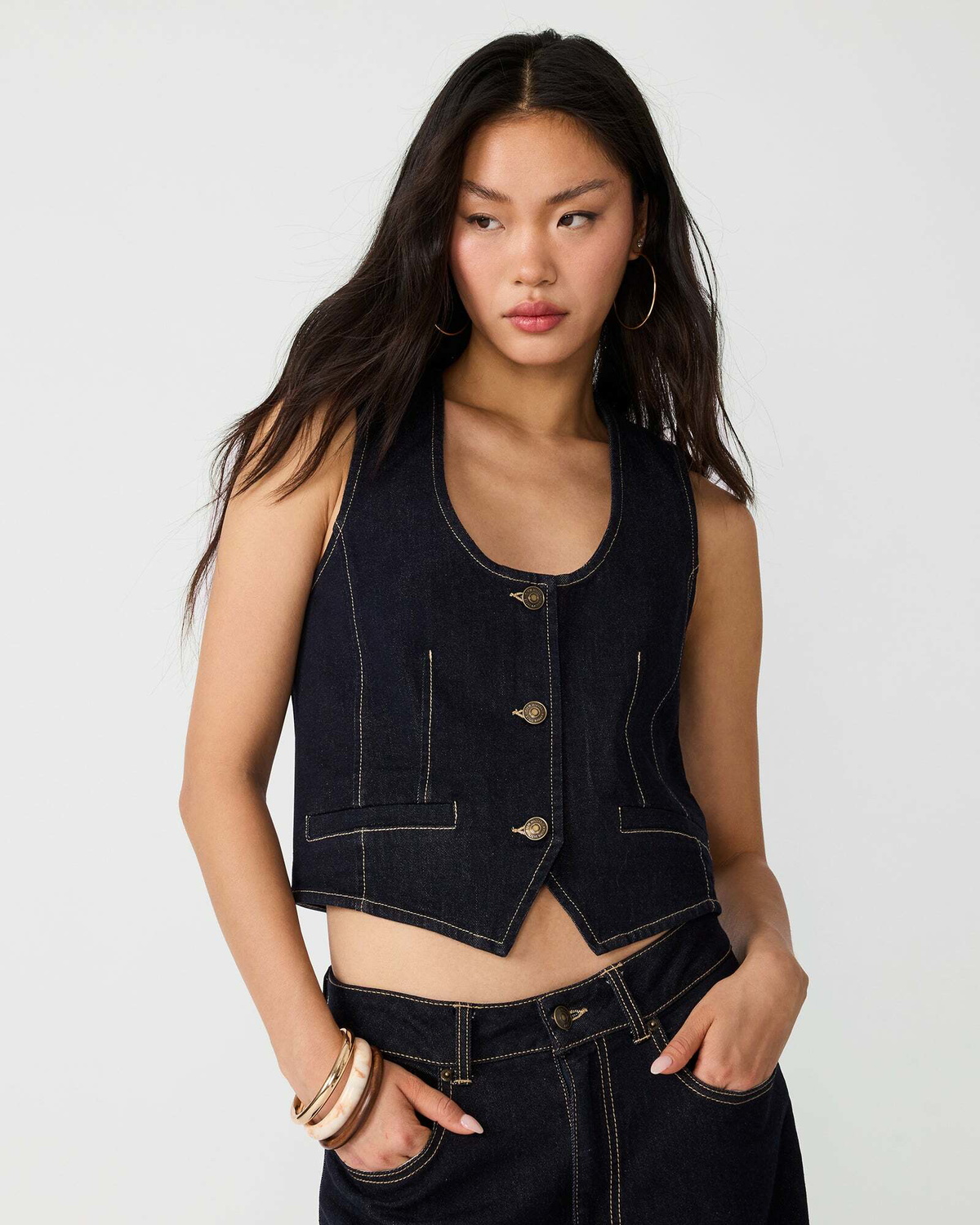 Steve Madden Fontana Top in Indigo