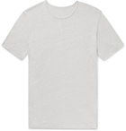 Hartford - Slub Linen T-Shirt - Light gray