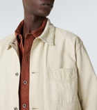 RRL Corduroy-trimmed denim jacket