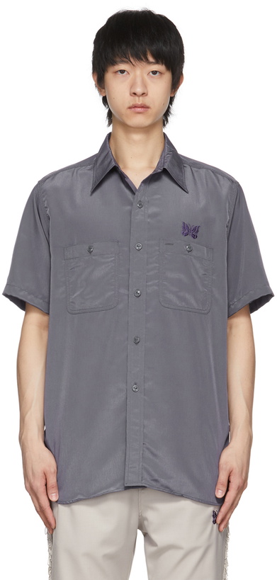 Photo: Needles Purple Work Shirt