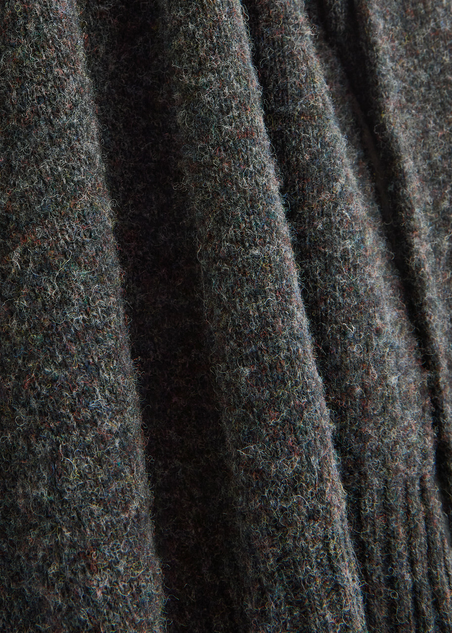 Ymc Suedehead Wool Jumper Dark Grey