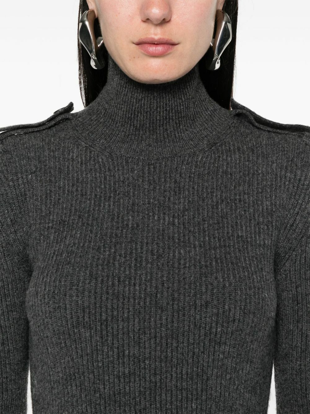 alexander mcqueen ribbed knit dress ニット ワンピース 黒 Alexander McQueen Knitted Mesh Midi Dress | Black | FARFETCH