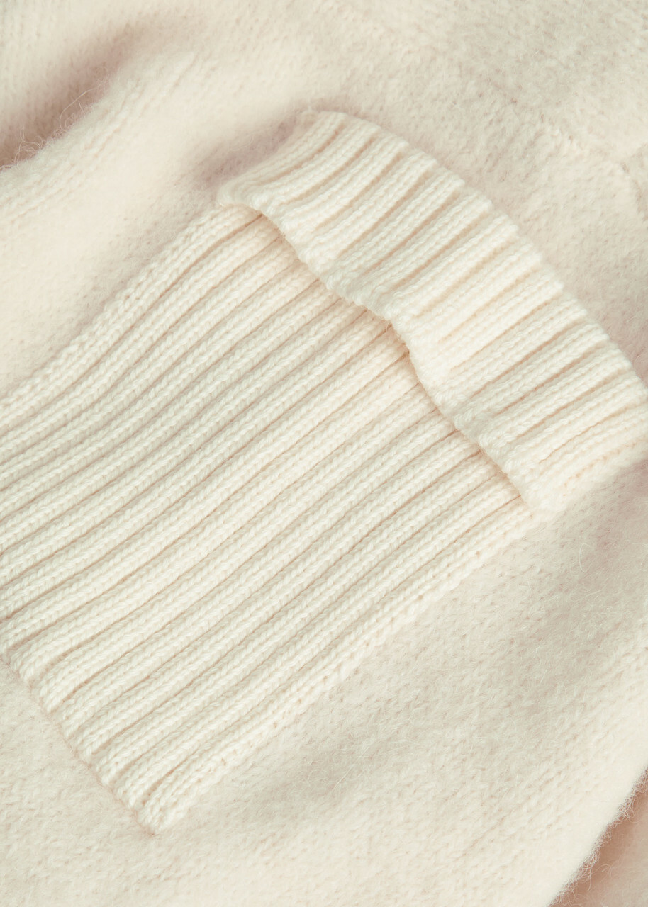 Canada Goose Sauble Alpaca-blend Cardigan Cream