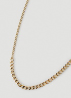 ID Curb Chain Necklace in Gold