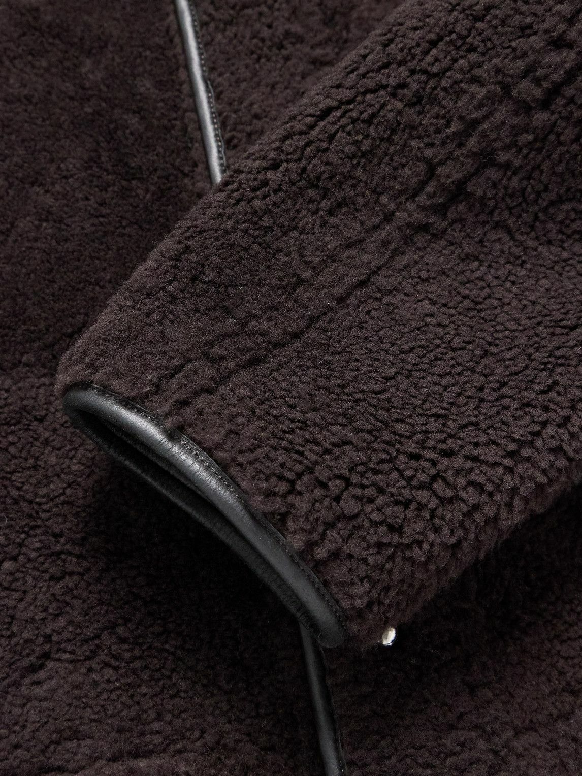 Mr P. - Reversible Shearling Jacket - Black