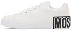 Moschino White Maxi Logo Sneakers