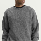 YMC Men's Suedehead Crew Knit in Grey