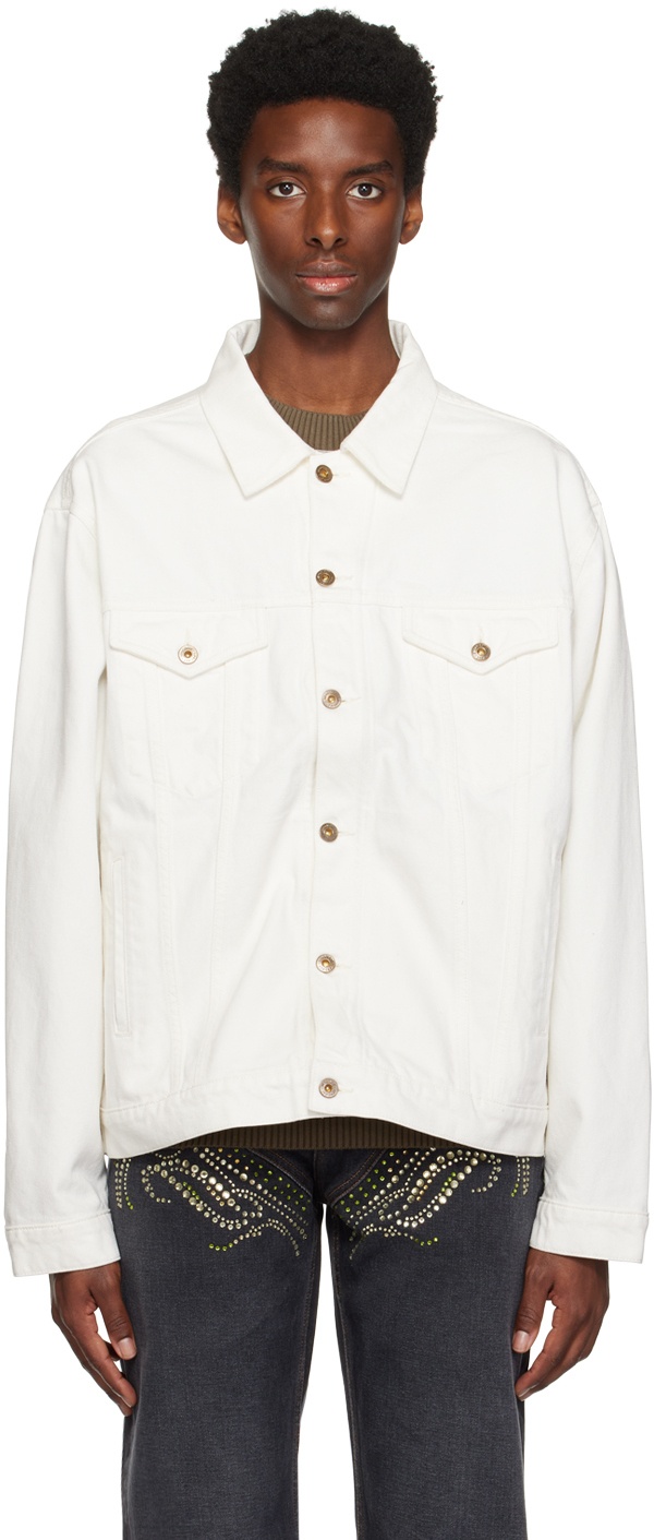 Photo: Y/Project White Classic Wire Denim Jacket