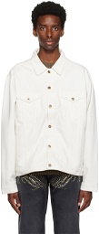 Y/Project White Classic Wire Denim Jacket