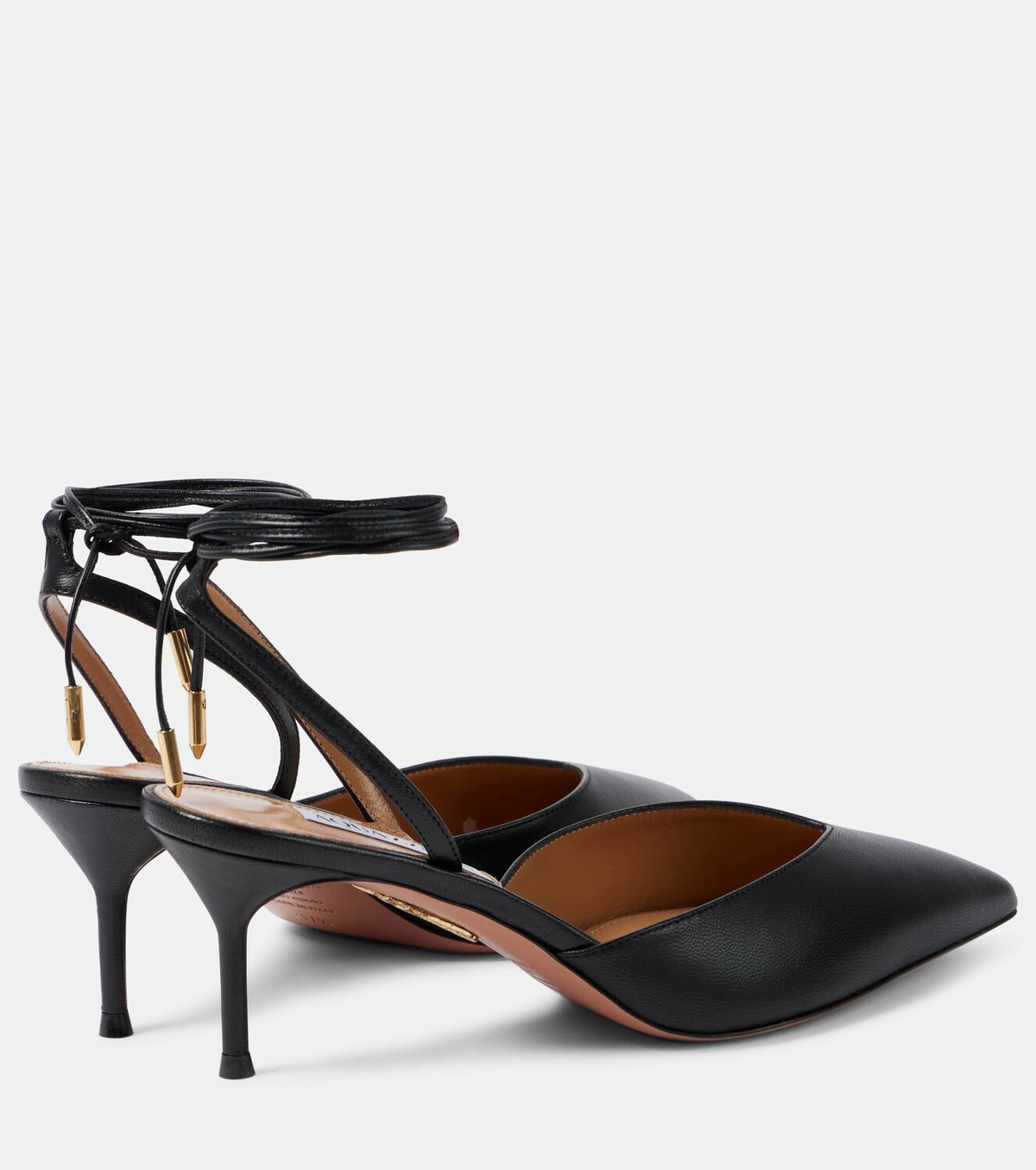 Aquazzura Beyond 65 leather slingback pumps Aquazzura