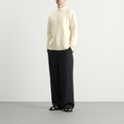 Jil Sander Men's Boiled Wool Jumper in Cloud