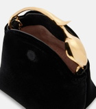 Erdem Bloom Micro velvet top-handle bag