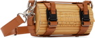 Feng Chen Wang Beige & Brown Strap Small Bamboo Bag