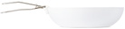 knIndustrie White ABCT Flat Bottom Wok, 32 cm