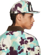 BAPE Blue & Purple Map Camo Cap