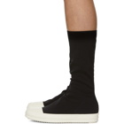 Rick Owens Drkshdw Black Sock Sneaker Boots