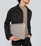 Christian Louboutin - CityPouch studded leather pouch