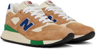 New Balance Orange Made in USA 998 Sneakers