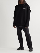 Balenciaga - Speed 3.0 Logo-Jacquard Stretch-Knit Slip-On Sneakers - Black