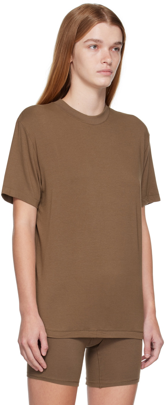 SKIMS Boyfriend stretch-modal and cotton-blend jersey T-shirt