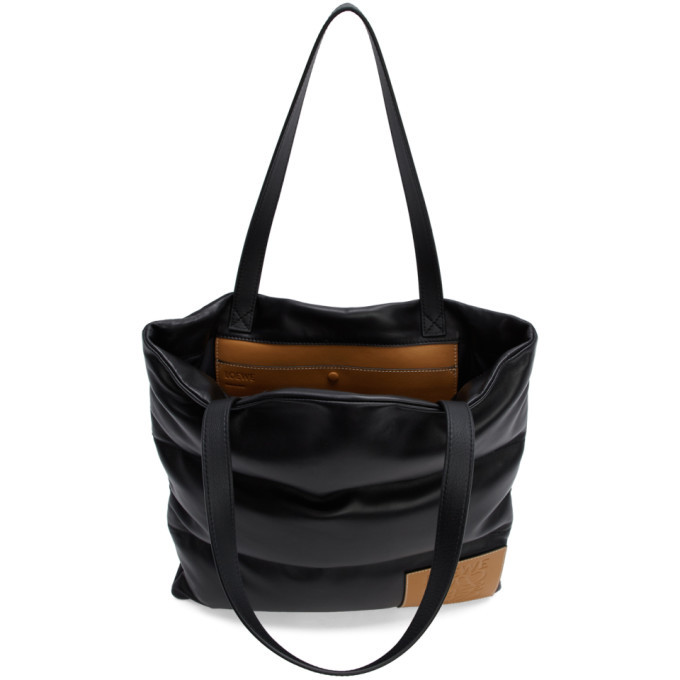 Loewe Black Puffy Vertical Tote Loewe