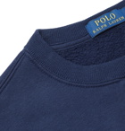 Polo Ralph Lauren - Printed Fleece-Back Cotton-Blend Jersey Sweatshirt - Blue