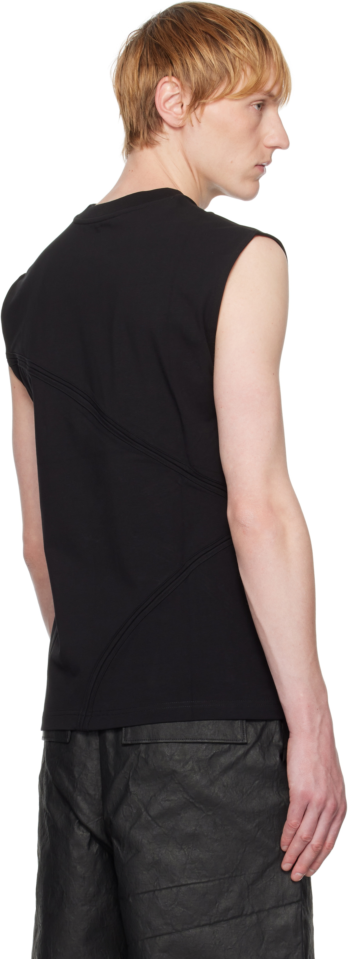 HELIOT EMIL Black Pleistos Tank Top