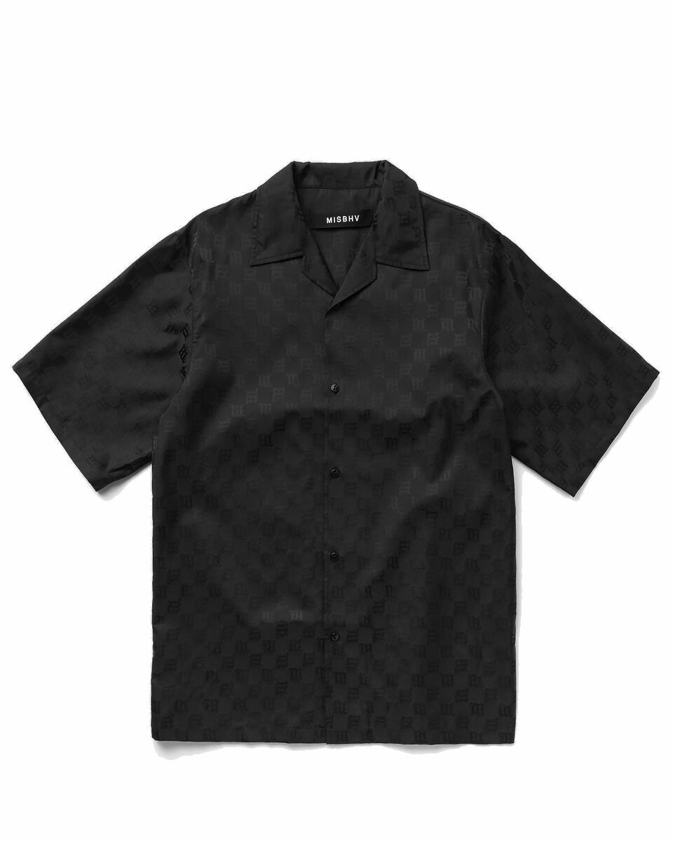 Photo: Misbhv Nylon Monogram Shirt Black - Mens - Shortsleeves