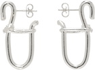 Alighieri Silver 'The Illuminating Rise Hoop' Earrings