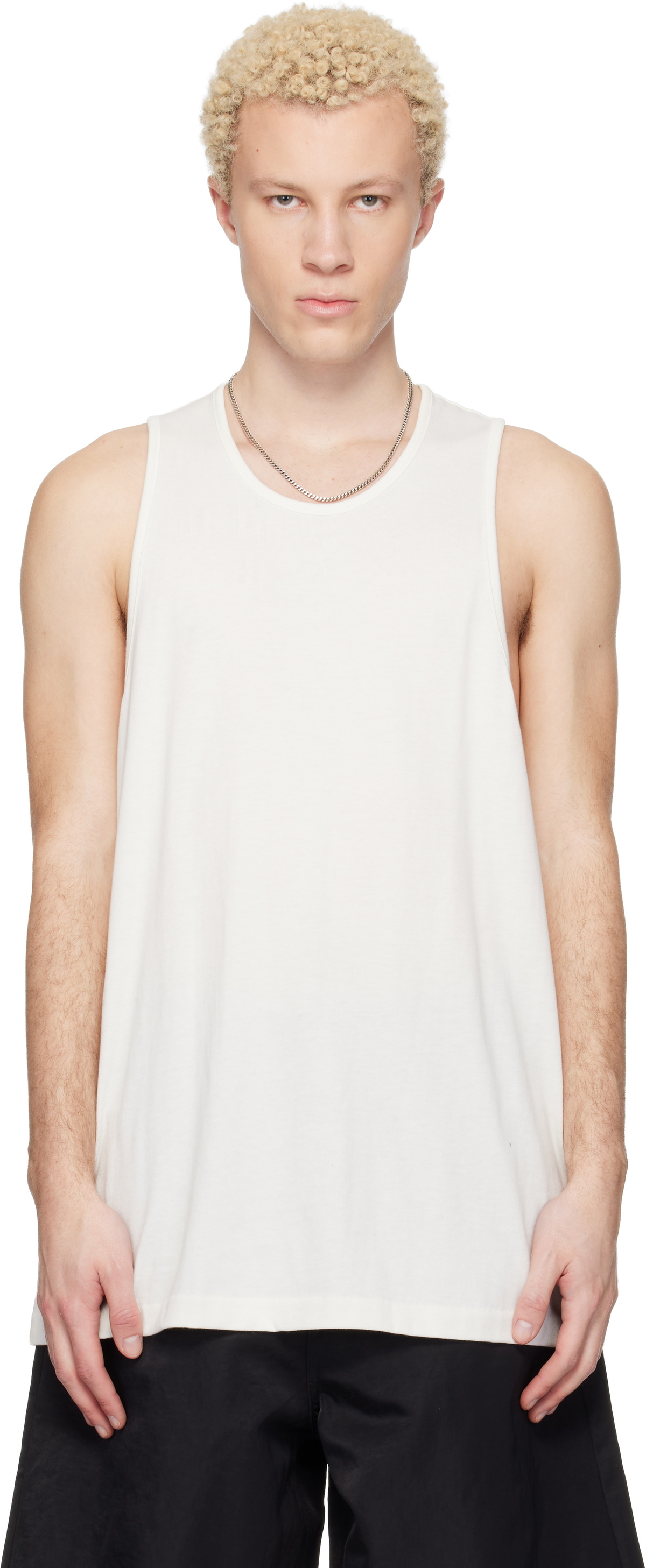 Fear of God ESSENTIALS Off-White Signature Essential Tank Top