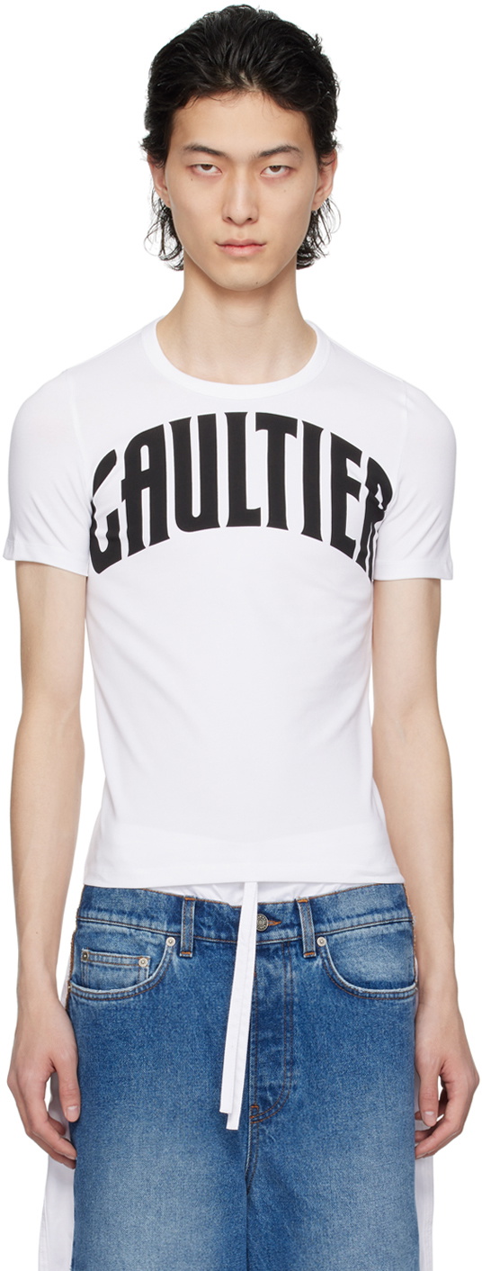 Jean Paul GAULTIER Tシャツ Jean Paul Gaultier White 'The Gaultier' T-Shirt Jean Paul Gaultier