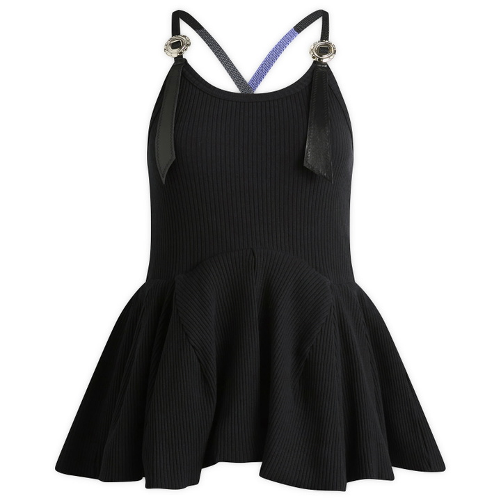 Photo: TOGA ARCHIVES Women's TOGA Rib Flare Camisole in Black