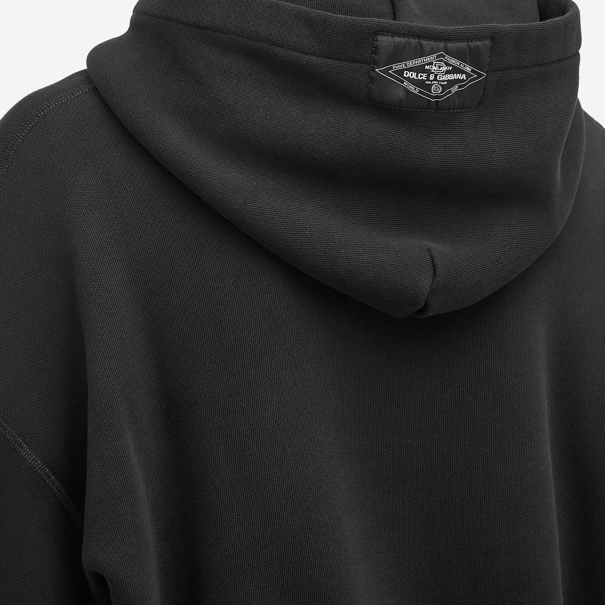 【送関込】Dolce & Gabbana Milano 1984 Print Hoodie Dolce & Gabbana Men's Milano 1984 Print Hoodie in Black