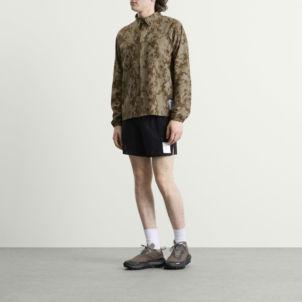 Satisfy Men's PeaceShell River Shirt in Camo Print