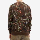 Good Morning Tapes Men's Stick Camo Knit Sweater in Stick/Camo
