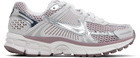 Nike White & Silver Zoom Vomero 5 Sneakers