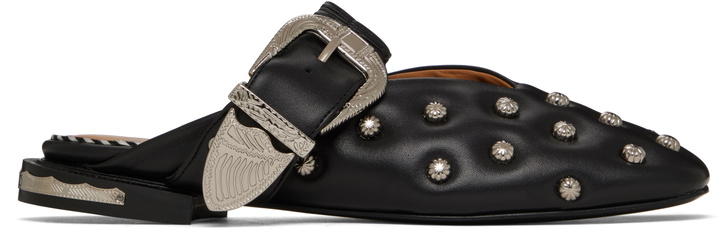 Photo: Toga Pulla Black Studded Slippers